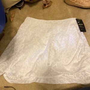 Nike white tennis skirt